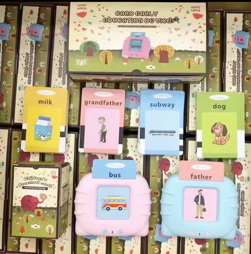 Brinquedo áudio livro para educação infantil