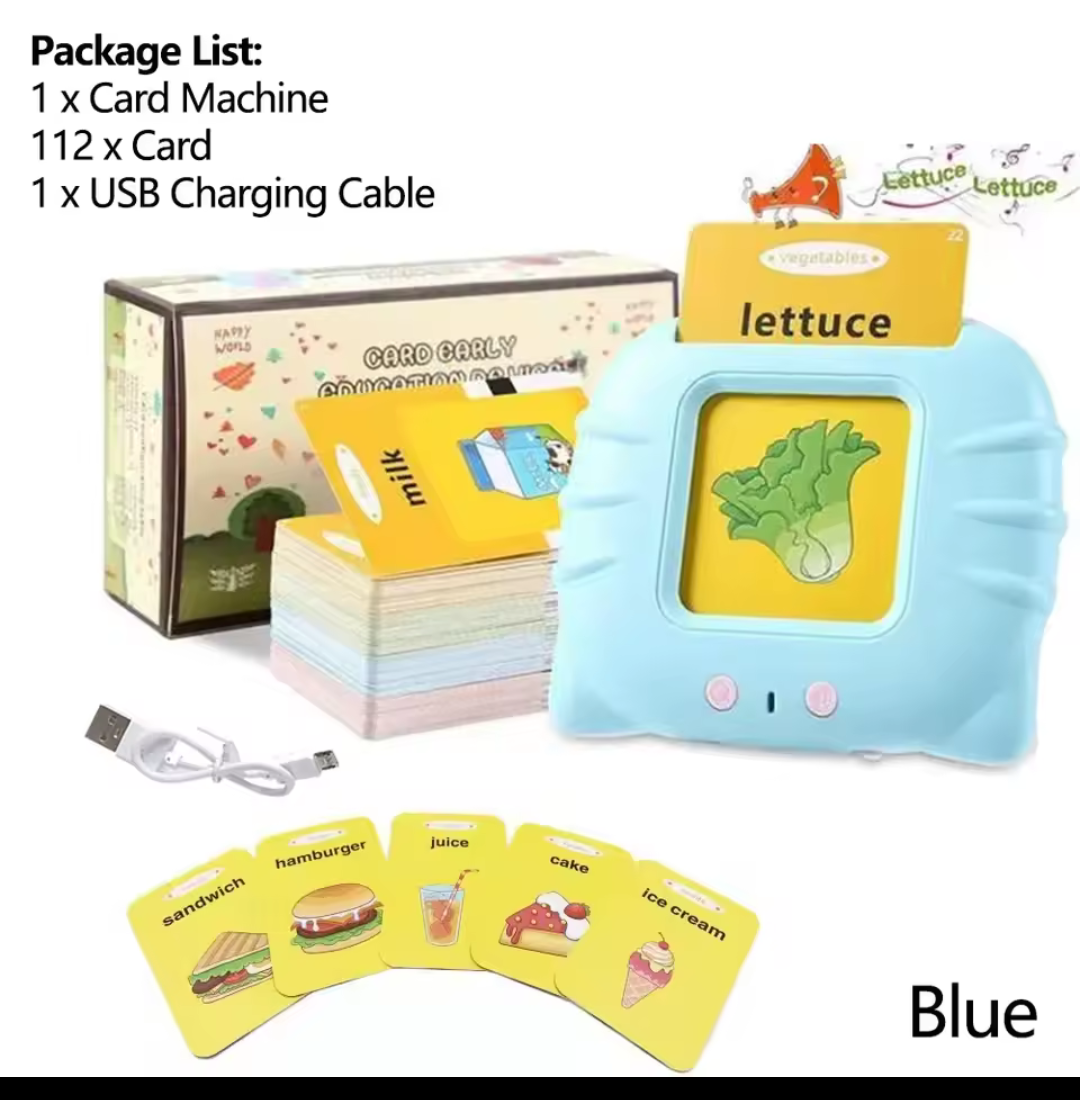 Brinquedo áudio livro para educação infantil